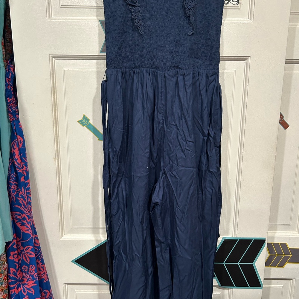 Maurices Navy Jumpsuit